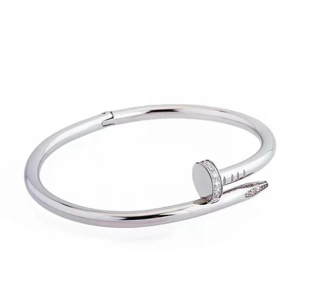 18k Gold Plated Initial Bangle | Stainless Steel